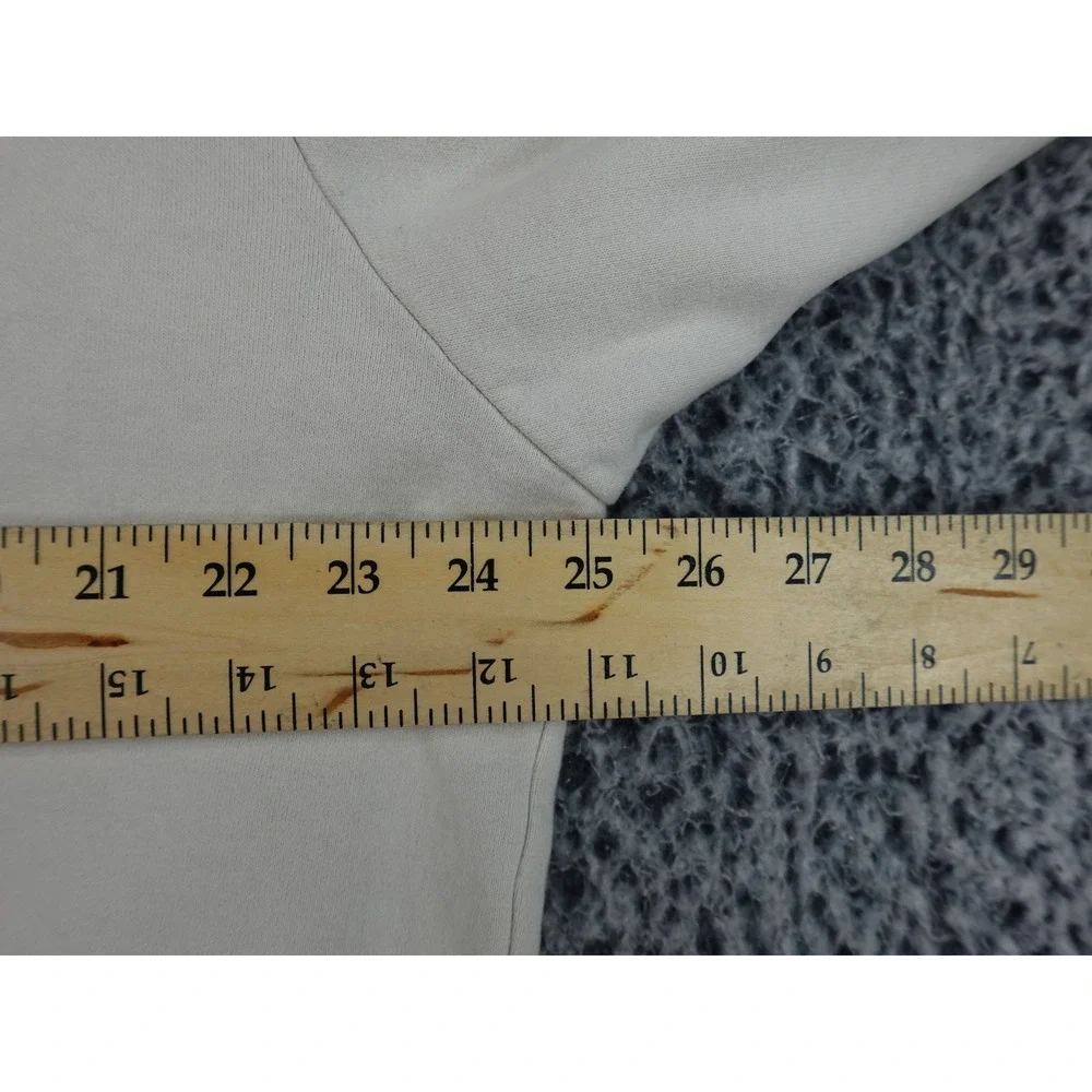 The North Face Hoodie Mens XL‎ Cream Half Dome Logo Pullover Fleece